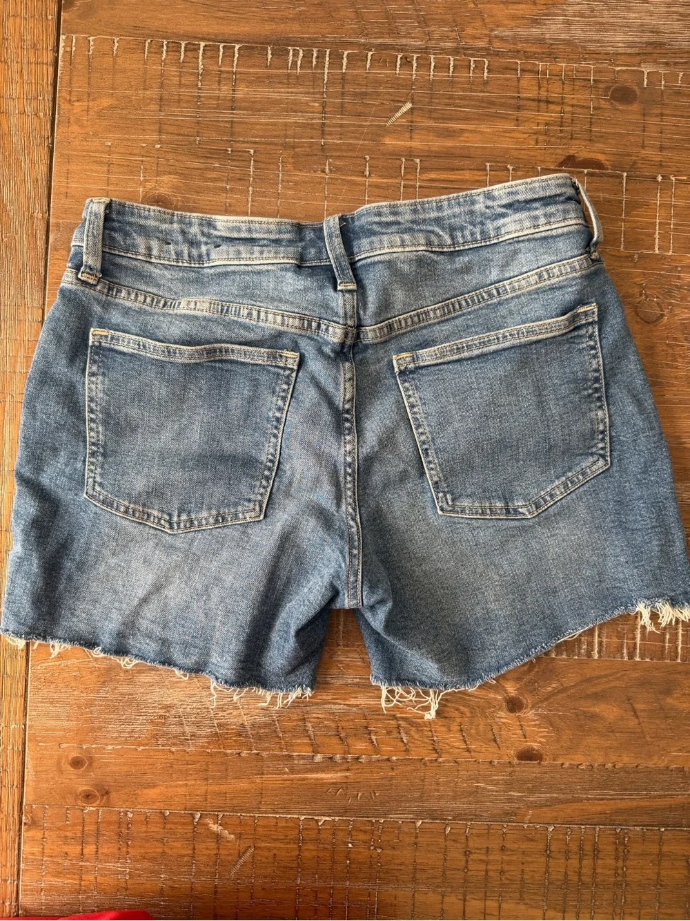 GAP Light Blue Distressed Denim Jean Shorts